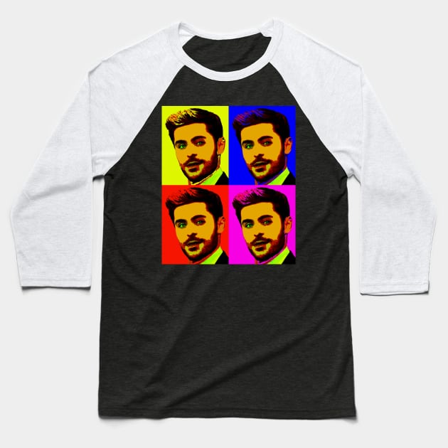 zac efron Baseball T-Shirt by oryan80